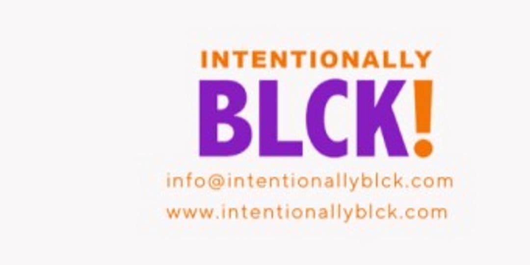 Intentionally BLCK! banner