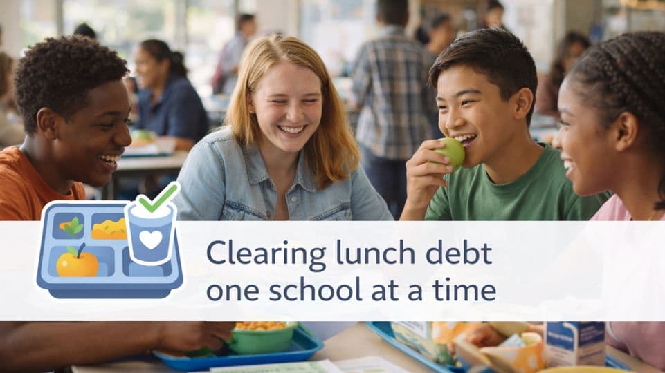 Clear the Lunch Line banner