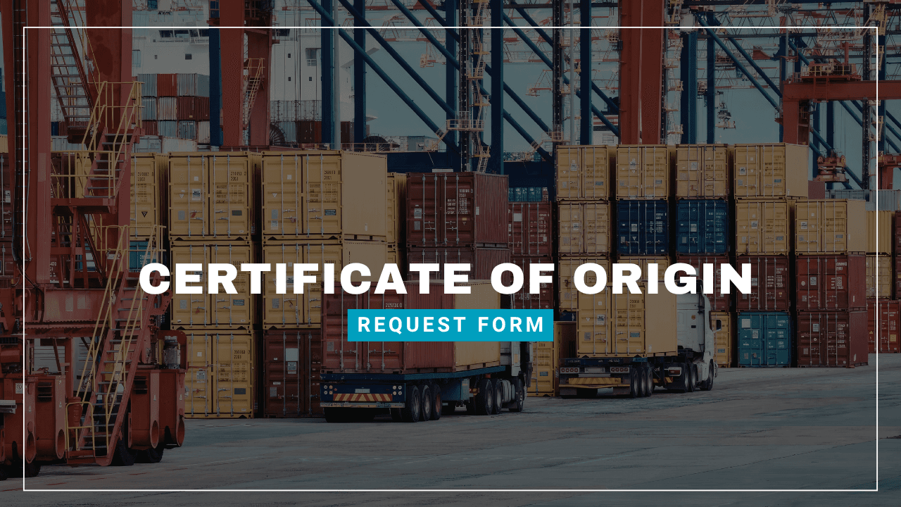 Certificate of Origin