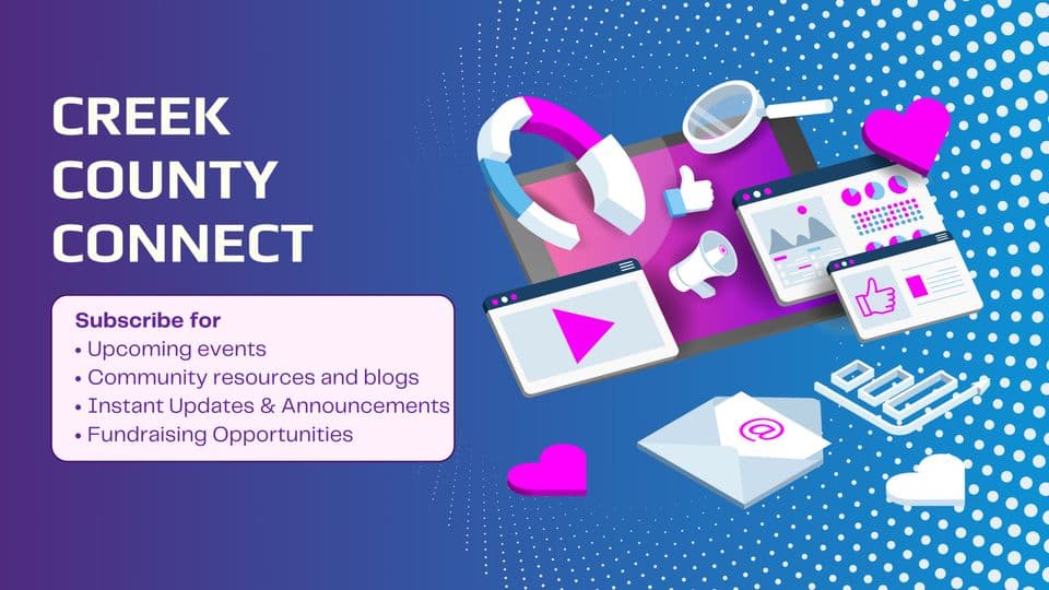 Creek County Connect banner